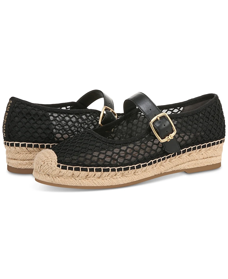 Sam Edelman Women's Mackie Mary Jane Espadrille Flats