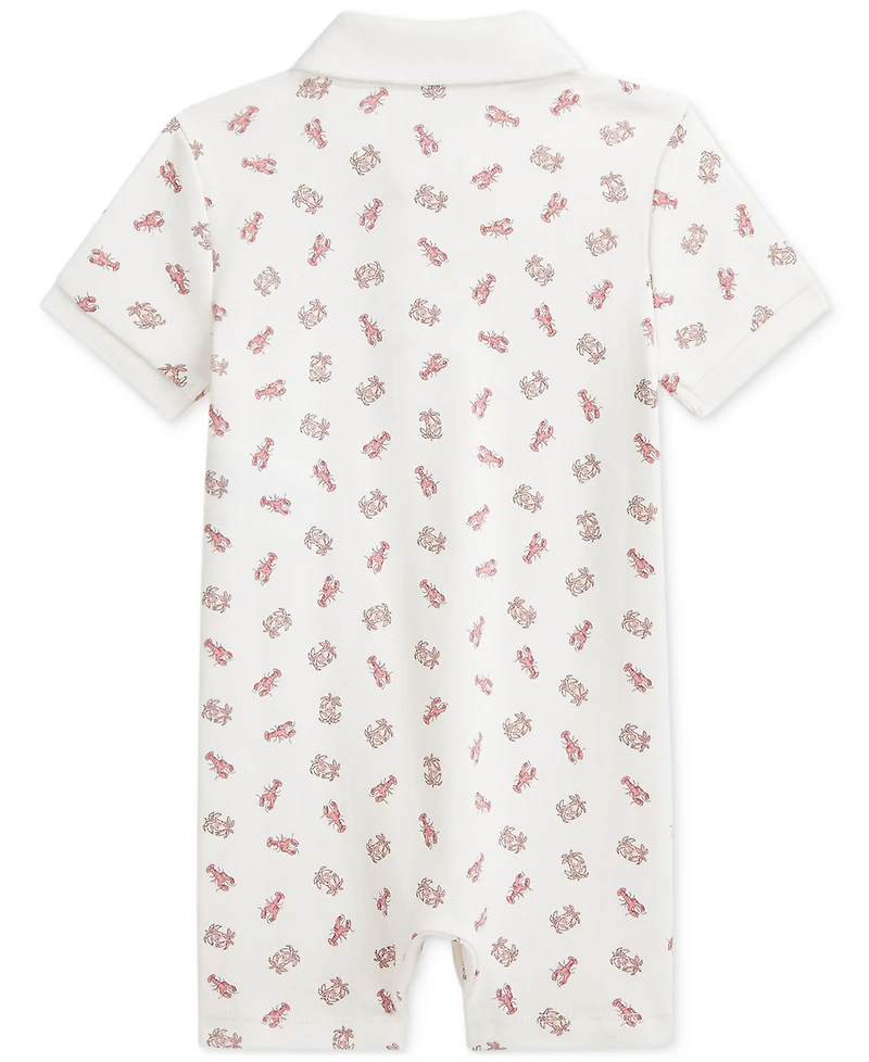 Polo Ralph Lauren Baby Boys Printed Cotton Shortall