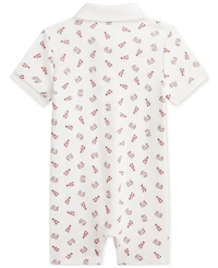 Polo Ralph Lauren Baby Boys Printed Cotton Shortall