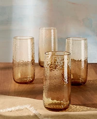 Oake Textured Highball Glasses, Set of 4, Exclusively at Macy's