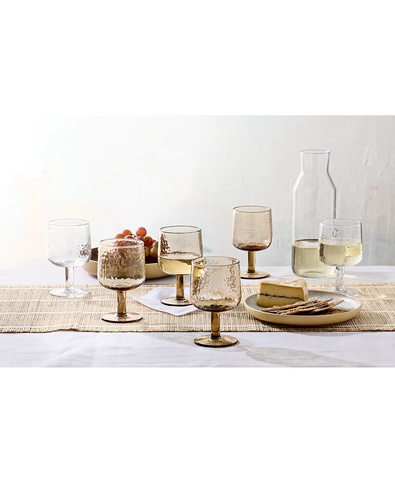 Oake Textured Wine Glasses, Set of 4, Exclusively at Macy's