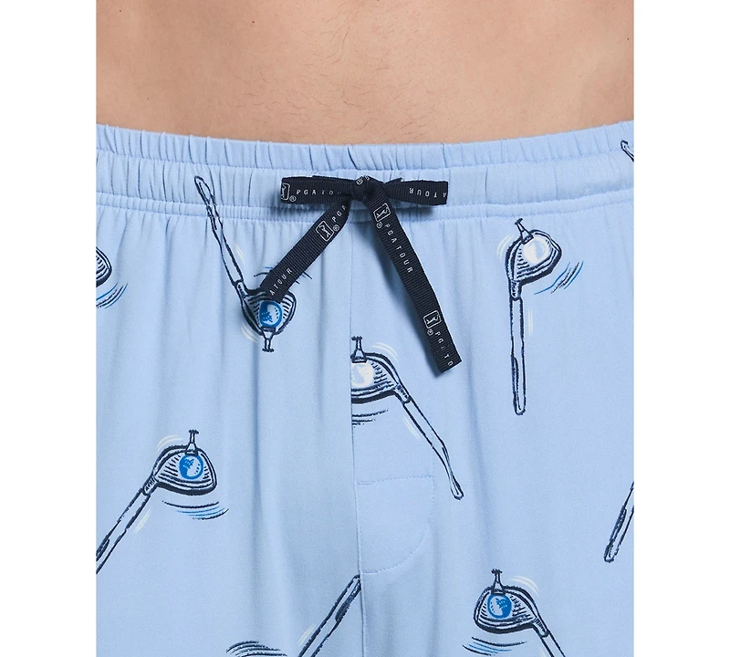 Pga Tour Men's Deluxe Touch Knit Golf Pajama Pant