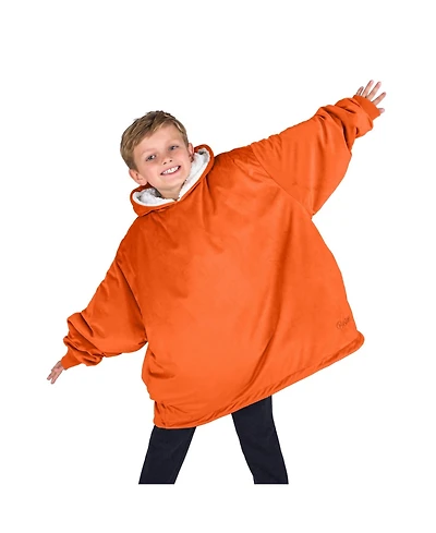 The Bare Homey - Youth Wearable Blanket Sherpa Side Pockets