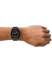 A|X Armani Exchange Men's Quartz Chronograph Black Stainless-Steel Watch, 42mm