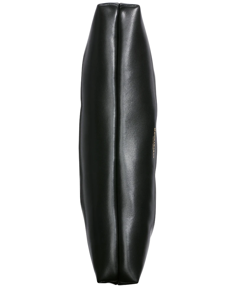 Donna Karan New York Southold Leather Clutch with Chain Strap