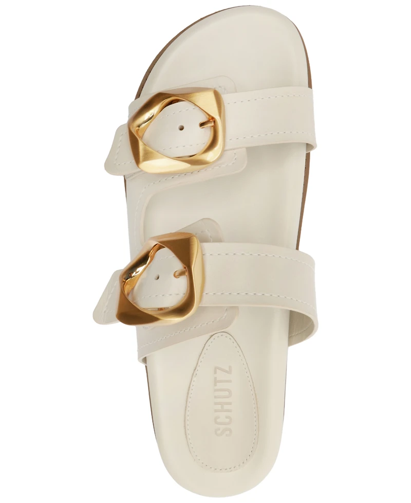Schutz Women's Olga Sporty Round Toe Flat Sandals
