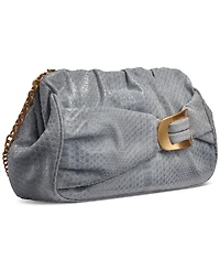 Donna Karan New York Bella Skipper Snake Leather Clutch