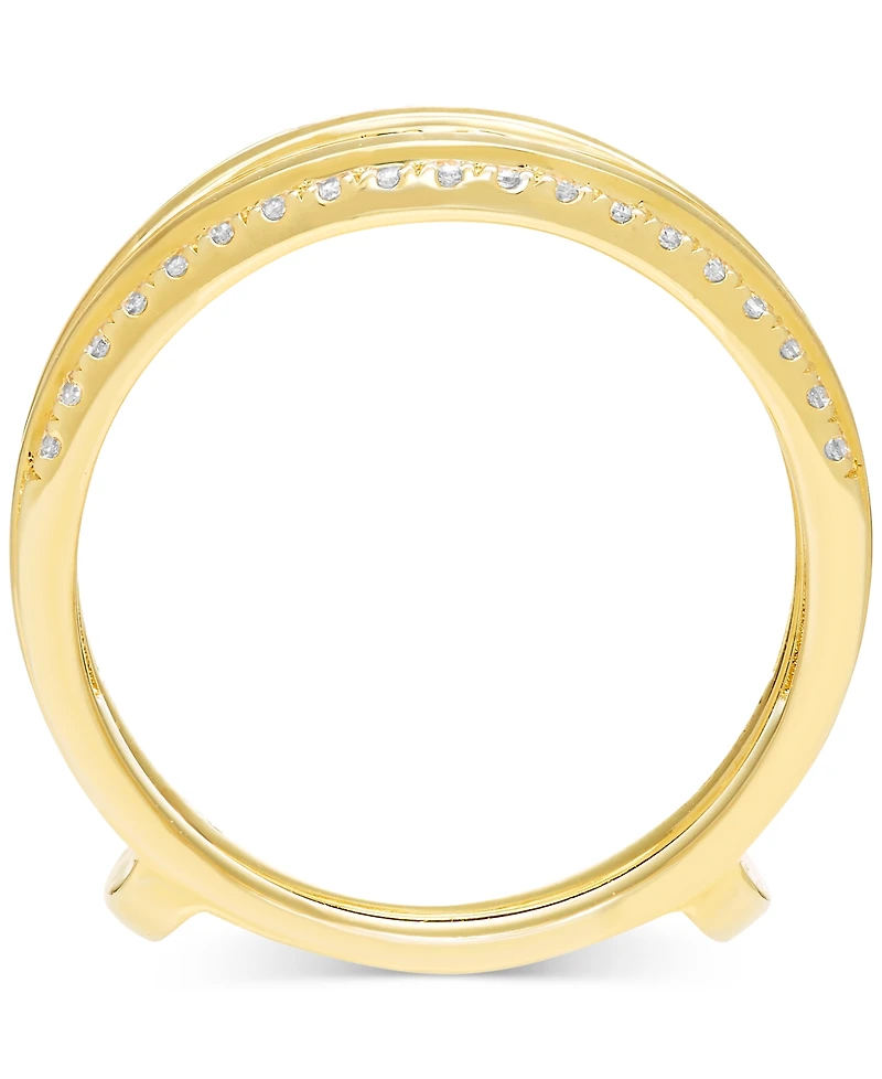 Macy's Diamond Guard Ring (1 ct. t.w.) in 14k Yellow Gold