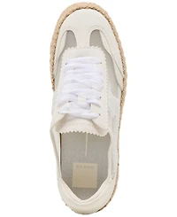 Dolce Vita Women's Notice Beaded Lace-Up Low-Profile Espadrille Sneakers