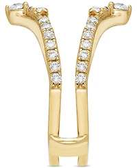 Diamond Chevron Ring Guard Enhancer (1/2 ct. t.w.) in 14k Gold
