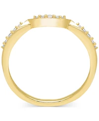 Diamond Twist Shank Bridal Set (5/8 ct. t.w.) in 14k Two-Tone Gold