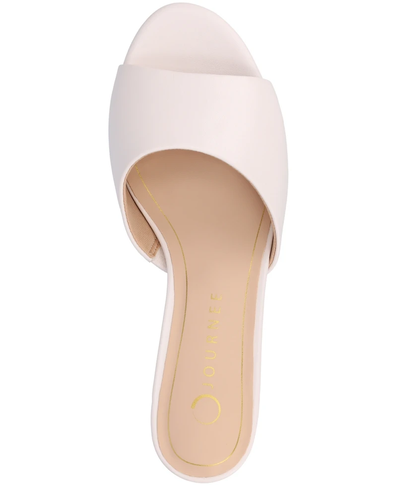Journee Collection Women's Jeylah Kitten Heel Dress Sandals