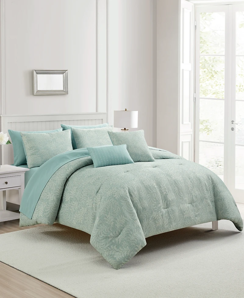 Sunham Kayla 9-Pc. Comforter Set, Full, Exclusively at Macy's