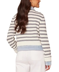 Democracy Women's Mixed Media Layered Jacket