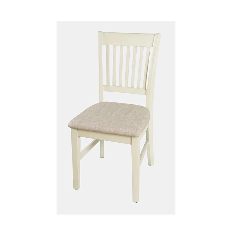 Craftsman Slat-Back Upholstered Desk Chair