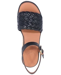 Gentle Souls Women's Dorris Woven-Band Sandals