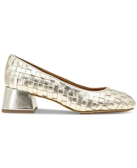 Gentle Souls Women's Lancinen Woven Block-Heel Pumps