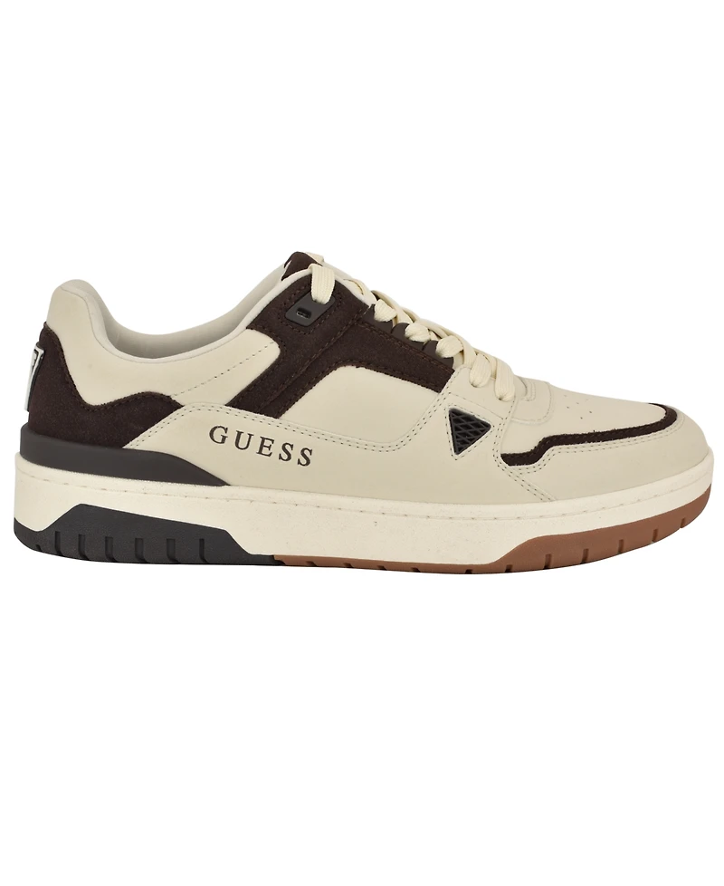 Guess Men's Nadine Paneled Lace-Up Fashion Sneakers