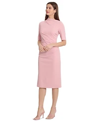 Maggy London Women's Ruched Sheath Dress