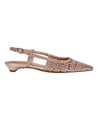 Marc Fisher Women's Kelysa Woven Slingback Flats