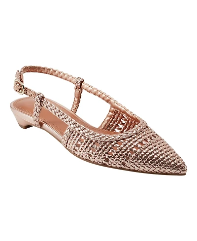 Marc Fisher Women's Kelysa Woven Slingback Flats