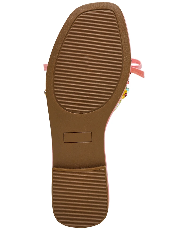 Betsey Johnson Women's Teasee Floral Slide Sandals