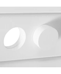 5-Piece Hdpe Adirondack Chair Outdoor Patio Square Table Conversation Set