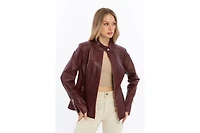 Furniq Uk Women's Leather Jacket