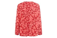 Olsen Women's Floral Print Shirt