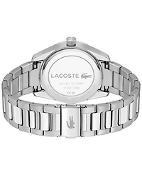 Lacoste Men's Boston Silver Tone Stainless Steel Bracelet Watch