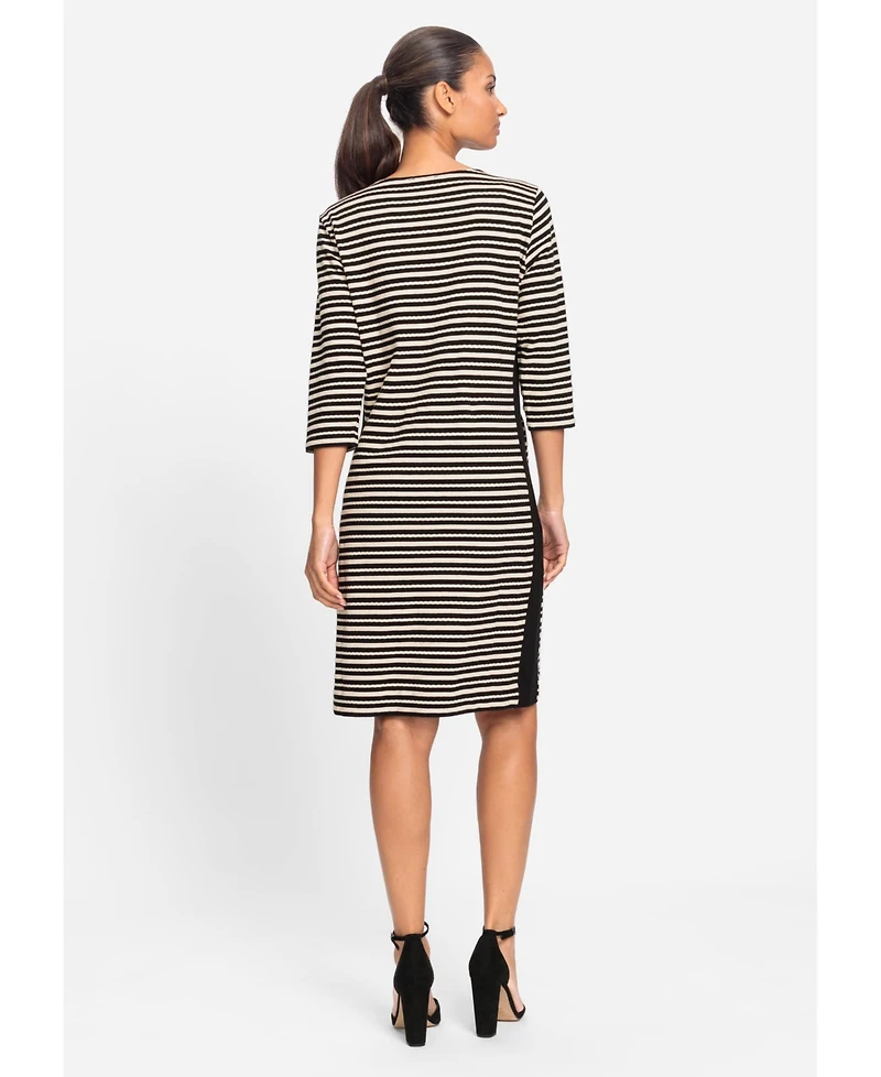 Olsen Women's Textured Striped Dress