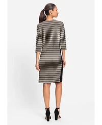 Olsen Women's Textured Striped Dress