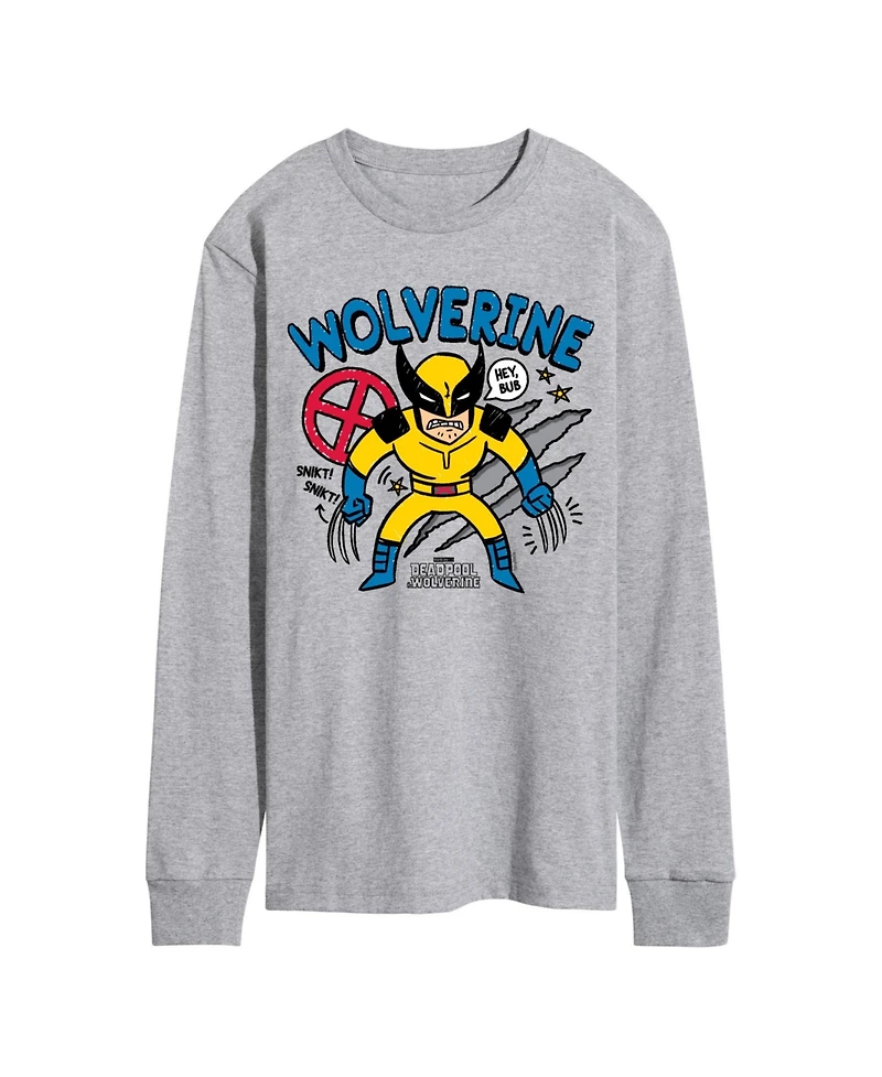 Airwaves Men's Deadpool Wolverine Long Sleeve T-Shirt