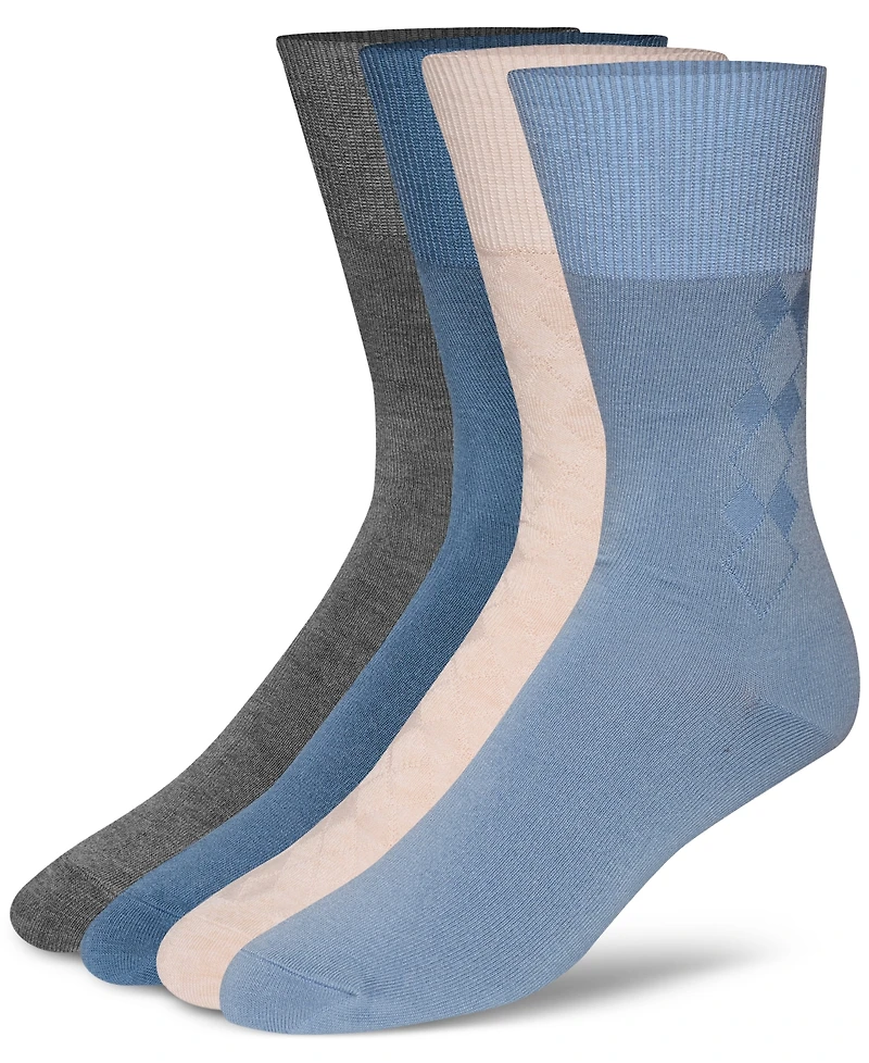 Calvin Klein Men's 4-Pk. Crew Dress Socks