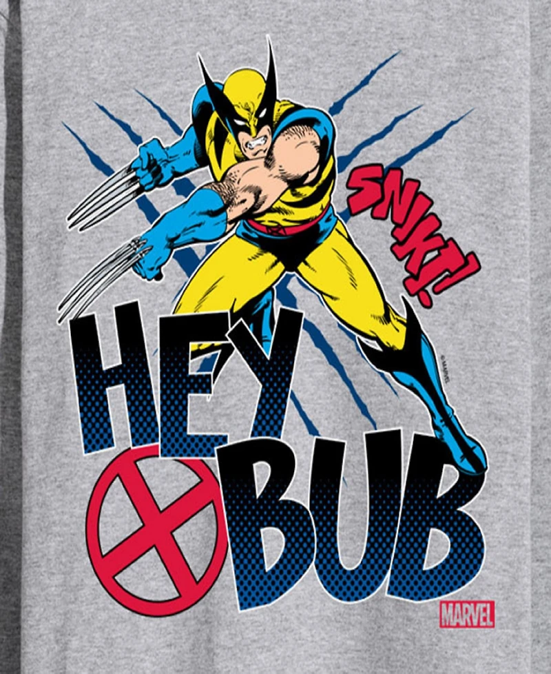 Airwaves Men's Deadpool Wolverine Hey Bub Long Sleeve T-Shirt