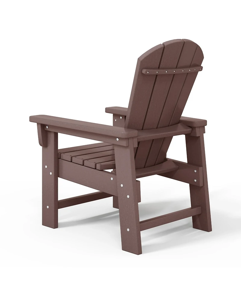 Kids Outdoor Hdpe Adirondack Plastic Patio Chair