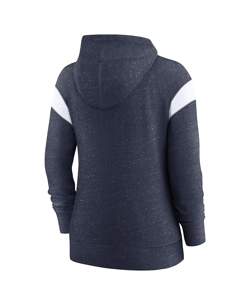 Nike Women's College Navy/White Seattle Seahawks Monaco Lightweight Full-Zip Hoodie