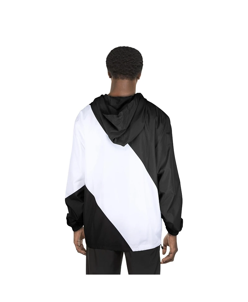 New Era Men's Black Los Angeles Lakers 2024/25 City Edition Full-Zip Windbreaker Jacket