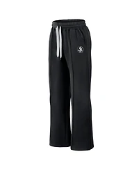 Fanatics Women's Black Florida State Seminoles Prime Supersoft Fleece Flaired Sweatpants