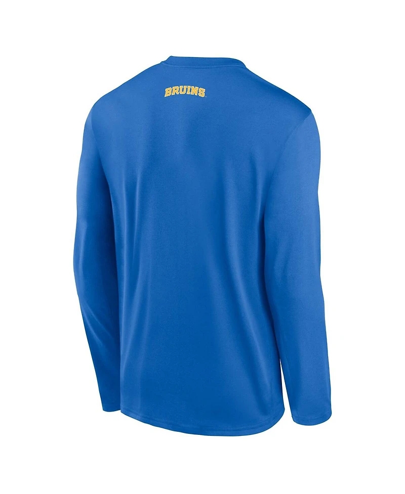 Jordan Men's Blue Ucla Bruins On-Court Basketball Shootaround Performance Long Sleeve T-Shirt