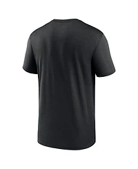 Nike Men's Black Georgia Bulldogs Legend Basketball Icon Performance T-Shirt