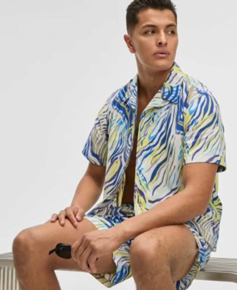 Mode Of One Mens Retro Wave Shirt Shorts Exclusively At Macys