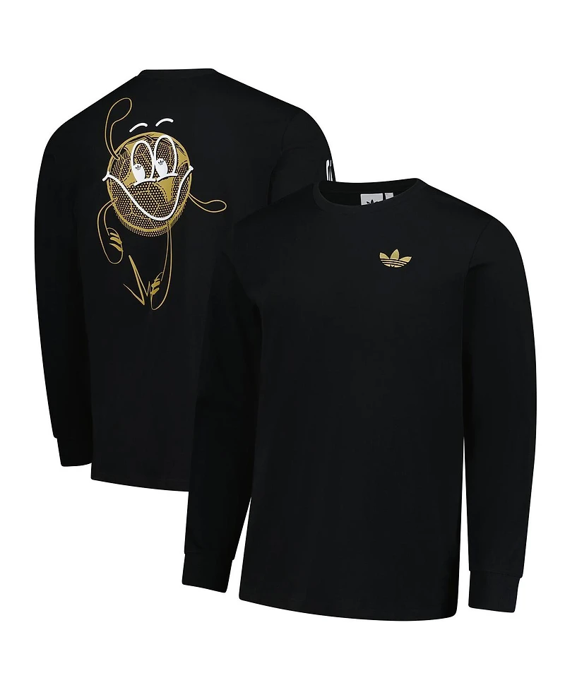 Adidas Men's Black Juventus Culturewear Long Sleeve T-Shirt