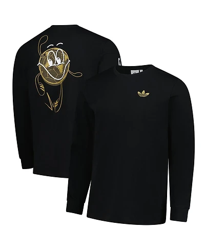 Adidas Men's Black Juventus Culturewear Long Sleeve T-Shirt