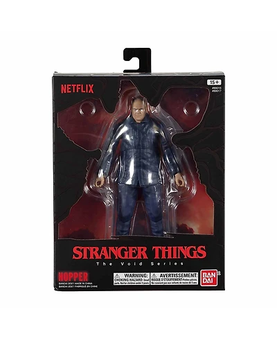 Bandai Stranger Things Hopper 6 Inch Toy Action Figure