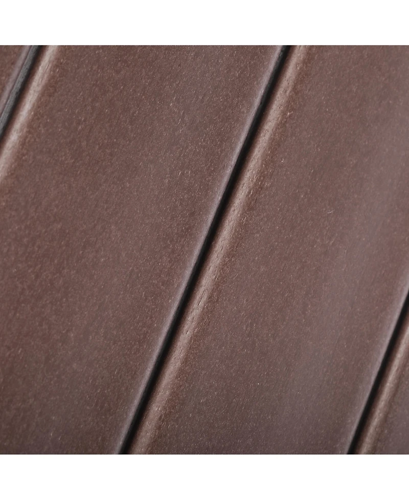 Kids 3-Piece Outdoor Hdpe Adirondack Chairs With Square Side Table Set