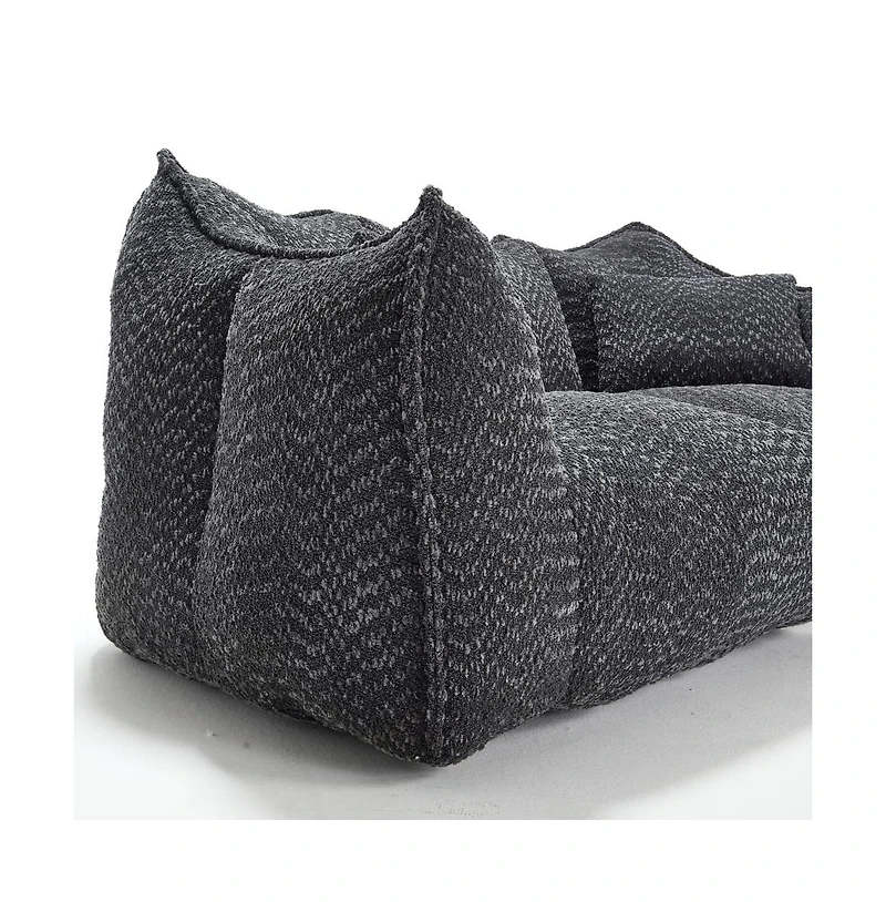 Bean Bag Chair for Adults, Cozy Chenille Sofa, Perfect Gaming, Reading, and Relaxing-The Pop Home