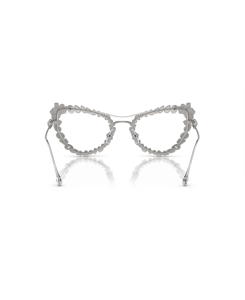 Swarovski Women's Blue Light Glasses with Crystals clip-on, SK7011