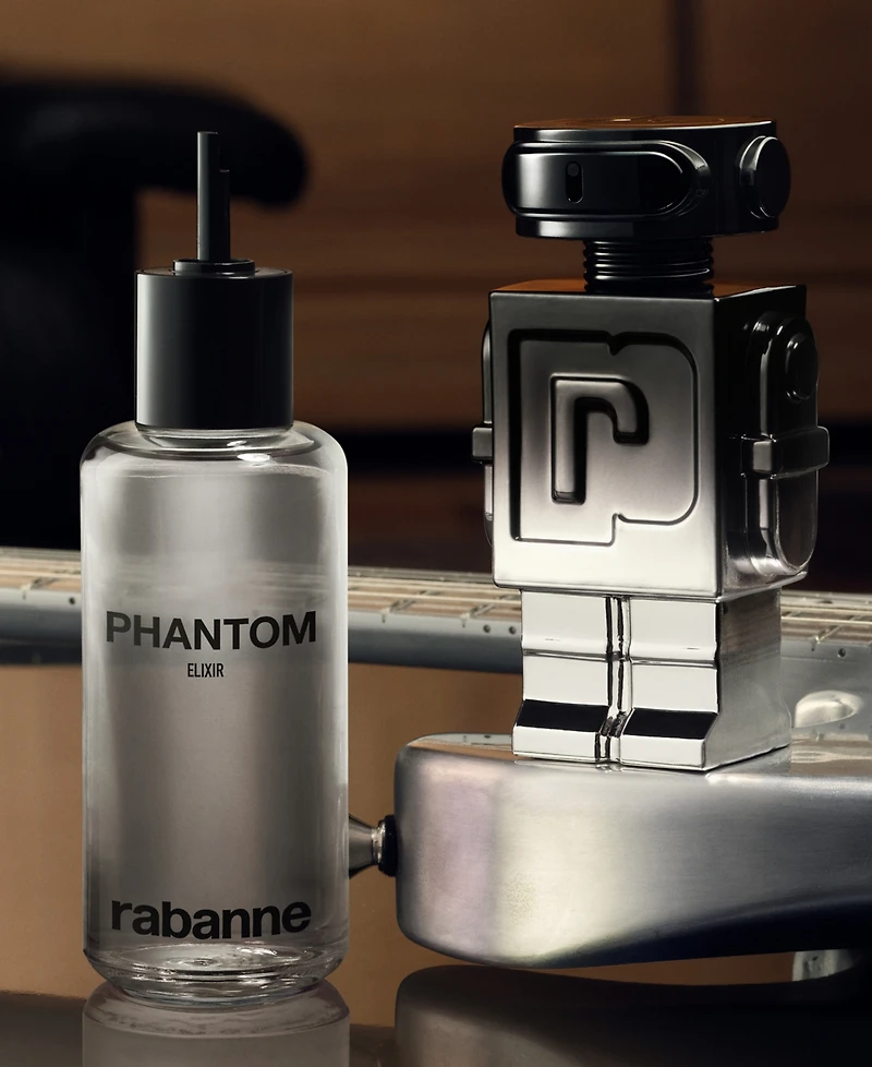 Rabanne Men's Phantom Elixir Parfum Intense Refill, 6.8 oz.