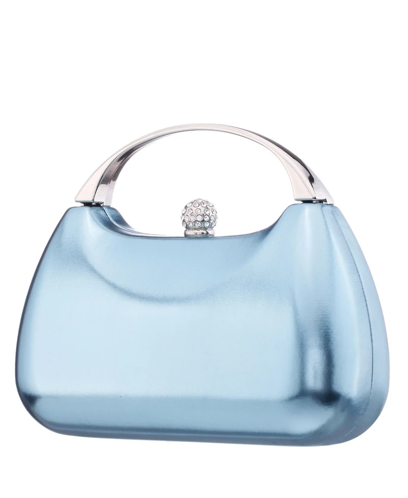 Nina Minaudiere with Metal Handle Clutch